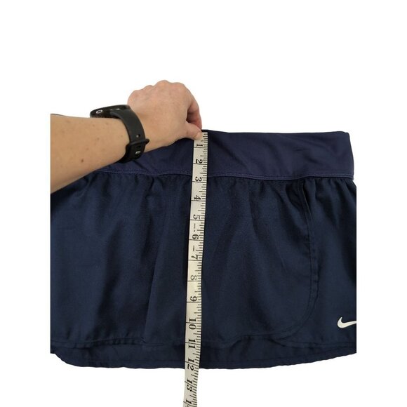 Nike Swim Skirt Attached Brief Womens‎ L Blue Bottoms Boardskirt - Picture 8 of 8